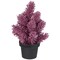 Northlight Potted Metallic Glitter Artificial Pine Christmas Tree - 8.5" - Pink - Unlit